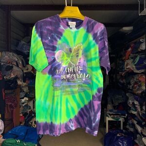 Vintage Disney The Twilight Zone Tower of Terror Tie Dye T Shirt Size Medium